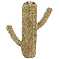 Cactus En Jonc Naturel Hauteur 63cm