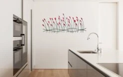 Sculpture Murale Métal Fleurs Enjouées -Komar Boutique 077d5b5230bb4e6484ac403446abce09