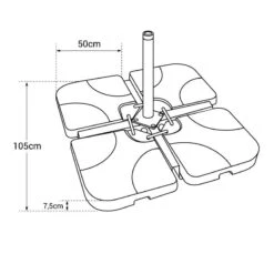 OAHU - Lot De 4 Dalles Carrées -Komar Boutique 0ce6d4a041ad4dac98d239e65e90a80f
