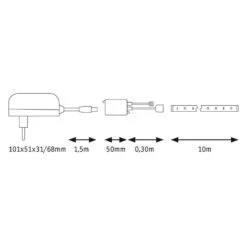 Paulmann Guirlande Lumineuse Ilheus 10 M VI -Komar Boutique 1000168762 200103 12290600030 SKETCH DETAILS P000000001000168762 sketch