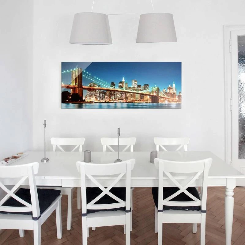 Tableau Déco Nighttime Manhattan Bridge 4 Tableau Déco Nighttime Manhattan Bridge – Image 2