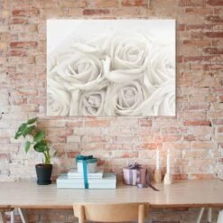Tableau Déco Roses Blanches -Komar Boutique 1000177856 190624 16444102361 MOOD GALLERYIMAGES P000000001000177856 mood