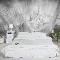 Papier Peint Pissenlit Noir Et Blanc -Komar Boutique 1000184698 190816 11000100018 MOOD DETAILS P000000001000184698 mood