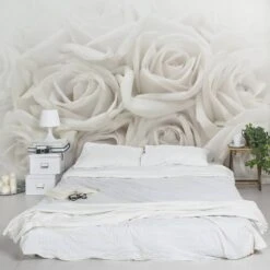 Papier Peint Roses Blanches -Komar Boutique 1000184825 190816 11004600536 MOOD DETAILS P000000001000184825 mood