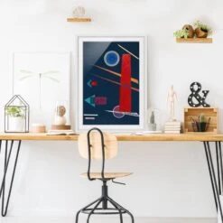 Impression D’art Rouge Puissant II -Komar Boutique 1000202841 200211 11314601785 DETAILS P000000001000202841