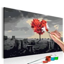 Peinture Par Numéro - Arbre En Cœur I 9 Peinture Par Numéro - Arbre En Cœur I -Komar Boutique 1000241048 210219 17381000883 DETAILS P000000001000241048