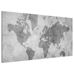 Tableau Magnétique Carte Du Monde II -Komar Boutique 1000246210 210219 08353900160 DETAILS P000000001000246210