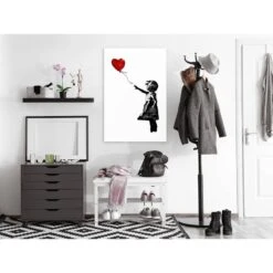 Tableau Déco Girl With Balloon (Banksy) -Komar Boutique 1000267140 210528 07054100014 MOOD DETAILS P000000001000267140 mood