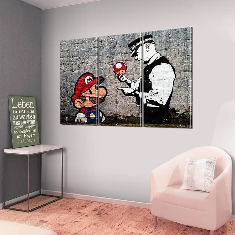 Tableau Déco Super Mario Mushroom Cop 6 Tableau Déco Super Mario Mushroom Cop – Image 4