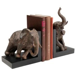 Serre-livres Elephants (2 éléments) -Komar Boutique 1000277548 210707 09483000159 DETAILS P000000001000277548