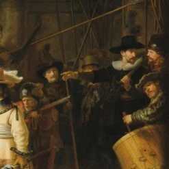 Impression Sur Toile La Ronde De Nuit -Komar Boutique 1000283650 210811 15010800443 DETAILS P000000001000283650