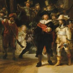 Impression Sur Toile La Ronde De Nuit -Komar Boutique 1000283650 210811 15012500464 DETAILS P000000001000283650