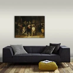 Impression Sur Toile La Ronde De Nuit -Komar Boutique 1000283650 210811 15013200471 MOOD DETAILS P000000001000283650 mood