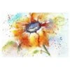 Papier Peint Intissé Painted Sunflower