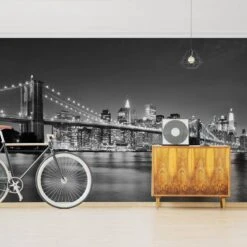 Papier Peint Intissé Manhattan Bridge -Komar Boutique 1000293609 210920 07591400927 MOOD DETAILS P000000001000293609 mood