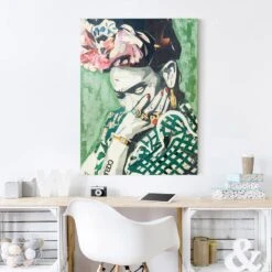 Impression Sur Toile Frida Kahlo III -Komar Boutique 1000297311 211015 10474300478 MOOD DETAILS P000000001000297311 mood