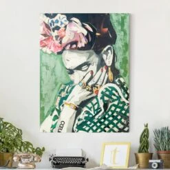 Impression Sur Toile Frida Kahlo III -Komar Boutique 1000297311 211015 10474400491 MOOD DETAILS P000000001000297311 mood