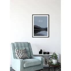 Komar Tableau Déco Word Lake Hush -Komar Boutique 1000297767 211005 11155900736 MOOD DETAILS P000000001000297767 mood