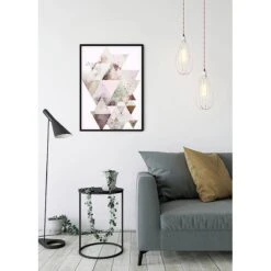 Komar Tableau Déco Triangles Red -Komar Boutique 1000297771 211005 11160000762 MOOD DETAILS P000000001000297771 mood