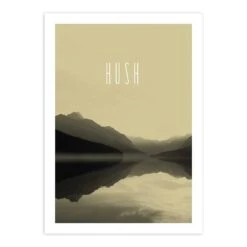 Komar Tableau Déco Word Lake Hush -Komar Boutique 1000297772 211005 11160000754 IMAGE P000000001000297772