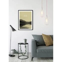 Komar Tableau Déco Word Lake Hush -Komar Boutique 1000297772 211005 11160000769 MOOD DETAILS P000000001000297772 mood