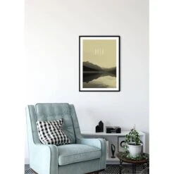 Komar Tableau Déco Word Lake Hush -Komar Boutique 1000297772 211005 11160000771 MOOD DETAILS P000000001000297772 mood