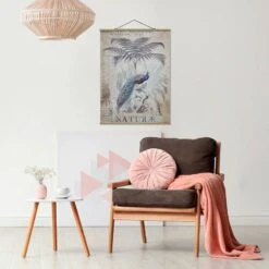 Tableau Déco Shabby Chic Collage Paon -Komar Boutique 1000306133 211123 09071700068 MOOD DETAILS P000000001000306133 mood