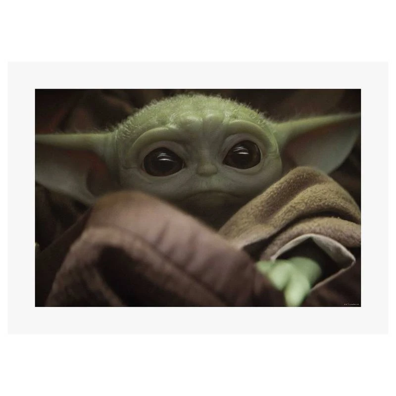 Komar Tableau Déco Mandalorian Cute Face 3 Komar Tableau Déco Mandalorian Cute Face