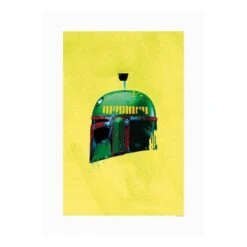 Komar Tableau Déco Star Wars Helmets Boba Fett