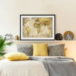 Tableau Déco Weltkarte V -Komar Boutique 1000326177 220119 08232000168 MOOD DETAILS P000000001000326177 mood