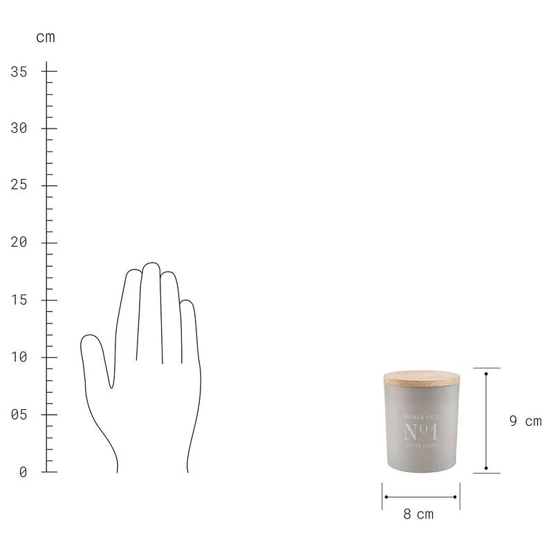 Bougie Parfumée Cotton HOME & SOUL 10 Bougie Parfumée Cotton HOME & SOUL – Image 8