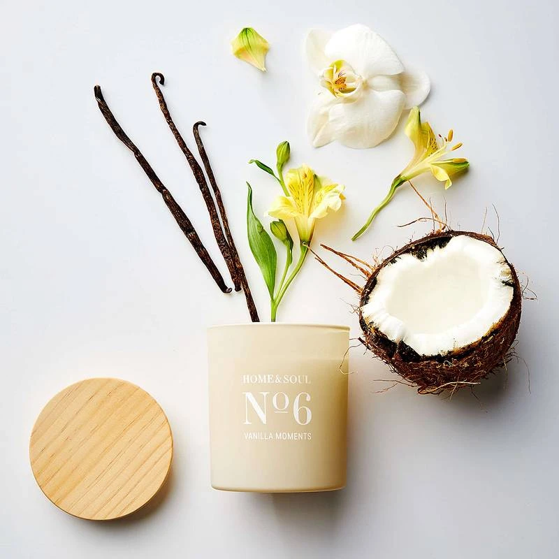 Bougie Parfumée Vanilla HOME& SOUL 4 Bougie Parfumée Vanilla HOME& SOUL – Image 2