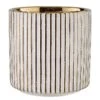 Pot De Fleur Rayures GOLDIE 2 Pot De Fleur Rayures GOLDIE -Komar Boutique 1000341441 220317 010 IMAGE P000000001000341441