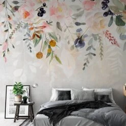 Papier Peint Intissé Spring Flowers -Komar Boutique 1000349232 220519 020 MOOD DETAILS P000000001000349232 mood