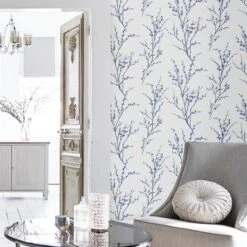 Laura Ashley Papier Peint Intissé Pussy Willow -Komar Boutique 1000349453 220617 020 MOOD DETAILS P000000001000349453 mood