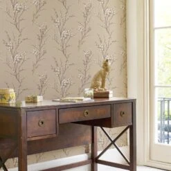 Laura Ashley Papier Peint Intissé Pussy Willow -Komar Boutique 1000349458 220617 021 MOOD DETAILS P000000001000349458 mood