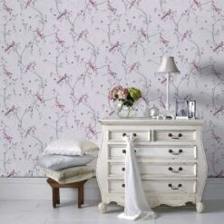 Papier Peint Intissé Birdies -Komar Boutique 1000349985 221208 020 MOOD DETAILS P000000001000349985 mood