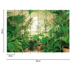 A.S. Creation Papier Peint Jardin D’hiver -Komar Boutique 1000357579 220804 500 SKETCH DETAILS P000000001000357579 sketch