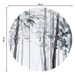 A.S. Creation Papier Peint Forêt -Komar Boutique 1000357771 220804 500 SKETCH DETAILS P000000001000357771 sketch