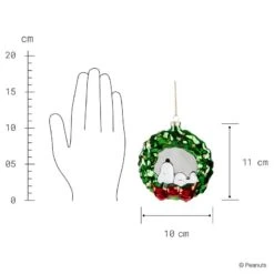 Décoration De Noël PEANUTS Snoopy -Komar Boutique 1000365470 220728 500 SKETCH DETAILS P000000001000365470 sketch