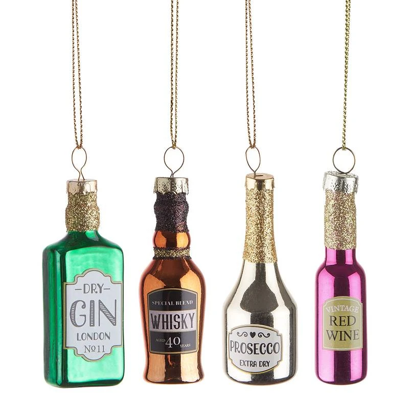 Déco De Noël HANG ON Mini Bar (lot De 4) 3 Déco De Noël HANG ON Mini Bar (lot De 4)