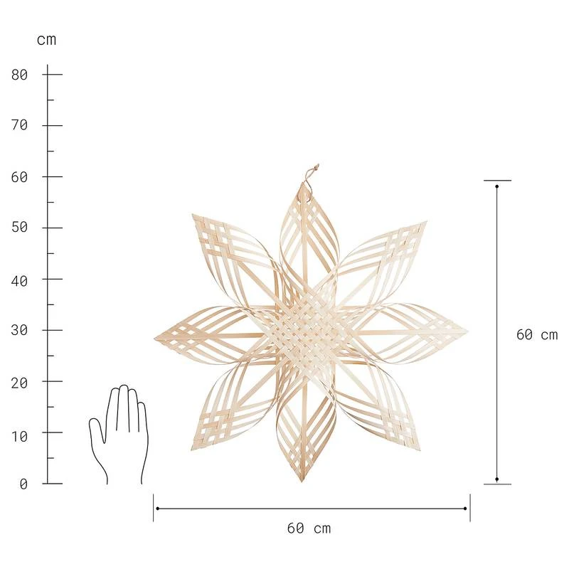 Étoile En Bambou BOHO STAR 8 Étoile En Bambou BOHO STAR – Image 6
