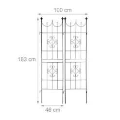 Set De 2 Grilles Tuteur En Métal -Komar Boutique 13725e52aa6449618874b36a8b11caeb