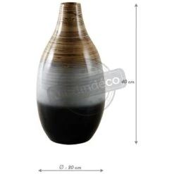 Vase Bambou Laqué -Komar Boutique 16ef29e08d8c4cedad073157a75f93ca