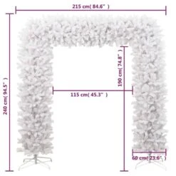 VIDAXL Arche D'arbre De Noël 28 VIDAXL Arche D'arbre De Noël -Komar Boutique 1a952de206d94957981dc3398dd61c04