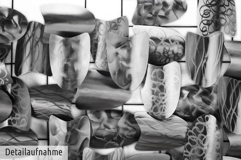 Sculpture Murale Métal Argent Armour 9 Sculpture Murale Métal Argent Armour – Image 7