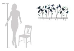 Sculpture Murale Métal Monticoles Bleus 19 Sculpture Murale Métal Monticoles Bleus -Komar Boutique 2b5147de4c1d4d8badac767620181563