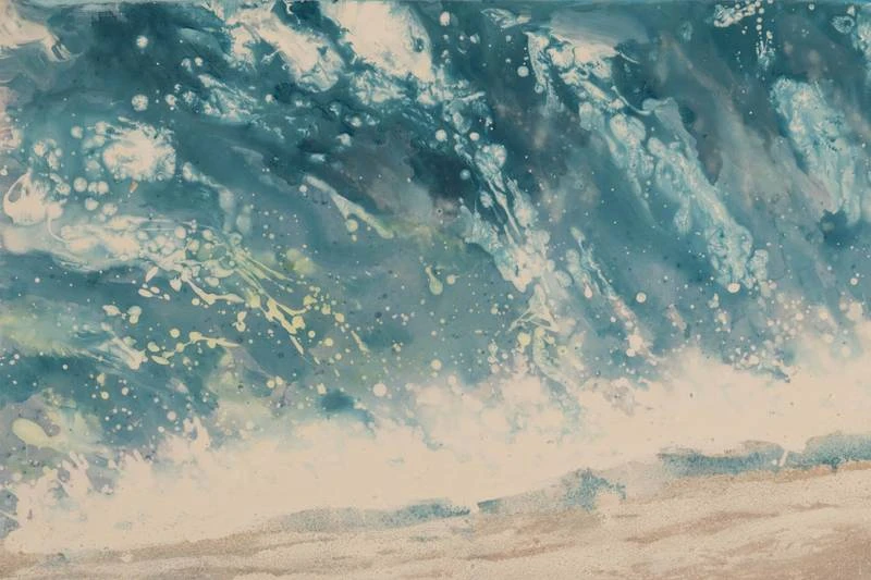 Tableau Peint Healing At The Sea 11 Tableau Peint Healing At The Sea – Image 9