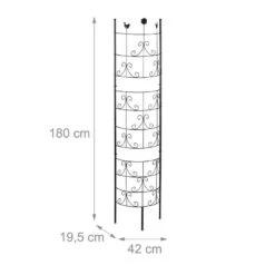 Tuteur Rosier Grimpant Vintage En Métal -Komar Boutique 2c3b5fbe86574d179aa936b26885465e