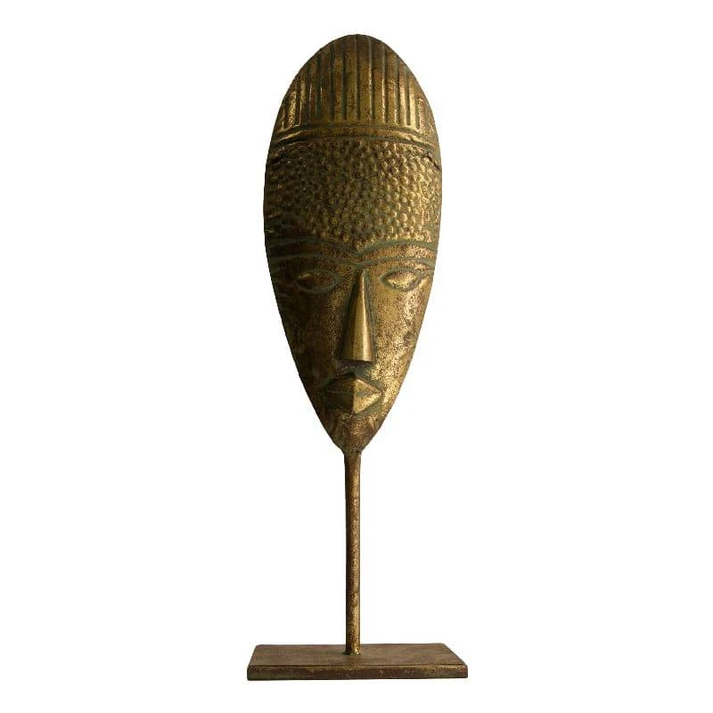Sculpture Visage En Métal - H 58,5 Cm 3 Sculpture Visage En Métal - H 58,5 Cm